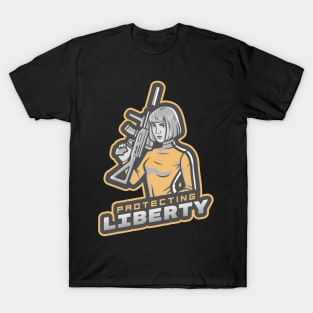 Lady With A Rifle T-Shirt